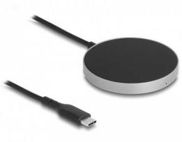 DeLOCK 66467 įkroviklis nešiojamiesiems įrenginiams Išmanusis telefonas, Išmanusis laikrodis Juodas USB Belaidis įkrovimas Greitasis įkrovimas Vidinė