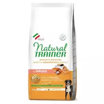 NATURAL TRAINER ADULT DOG SENSITIVE NO GLUTEN M/M SALMON (lašiša) 3kg. - 12kg. 12 kg