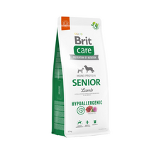 Brit Care Hipoalerginis Senior Lamb&Rice sausas maistas šunims su ėriena ir ryžiais 3kg. - 12kg. 12 kg
