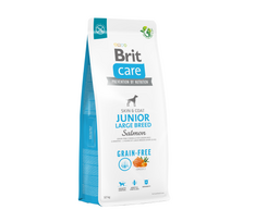 Brit Care Grain-free Junior Large breed Salmon sausas maistas šunims su lašiša 3kg. - 12kg. 12 kg