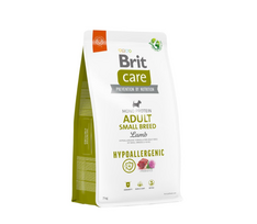 BRIT CARE Hipoalerginis Adult Small Breed Lamb&Rice sausas maistas šunims su ėriena ir ryžiais 1kg. - 7,5kg. 3 kg