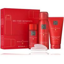Rituals The Ritual of Ayurveda Me-Time Moment rinkinys (50 ml. dušo gelis + 70 ml. kaukė + 50 ml. aliejus + 1 vnt. Gua Sha) - Rinkinys