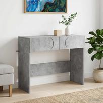 Konsolinis stalas Betono pilka 96,5 x 38 x 75 cm