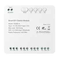 DIY Avatto WSMD-4 250V išmaniojo jungiklio modulis – universalus