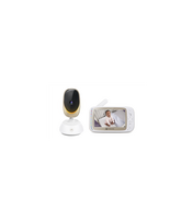 Motorola | Wi-Fi Video Baby Monitor with Mood Light | VM85 CONNECT 5.0" | White/Gold