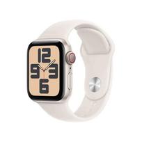 Apple Watch SE MXGJ3ET/A 40mm GPS + Cellular išmanusis laikrodis, starlight
