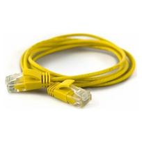 Wantec Wantec wW Patch Cable CAT6A (about 2,8mm) UTP yellow 0,20m (7282) | 7282 | 4250367772829