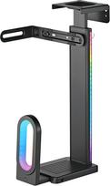 Uchwyt do komputera Ultradesk Ultradesk FLANK Uchwyt komputerowy pod blat biurka, RGB, czarna | UDESK-FLANK | 5904238811795