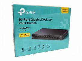 TP-LINK Technologies TP-Link LiteWave LS1210GP V1 10-Port Gigabit Ethernet PoE+ Switch