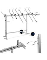 Stovas 360 besisukantis dažų vežimėlis iki 90 kg 6 rankenos STANDARTAS
