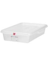 Maisto konteineris GN 2/ 3 su dangteliu su etikete 19 l 354x325x200 mm