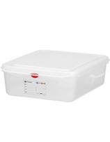 Maisto konteineris GN 1/ 2 su etikete ir dangčiu 4 l 325x265x65 mm