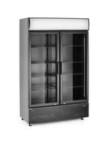 2 durų baro šaldytuvas su apšviestu skydeliu 512 l 510 W
