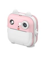 WDT-01 mini terminis spausdintuvas su kamera vaikams - rožinis
