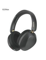 „X22 Max Bluetooth ANC“ belaidės ant ausies dedamos ausinės – juodos