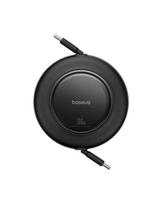Ištraukiamas USB-C laidas 100W 2m - juodas