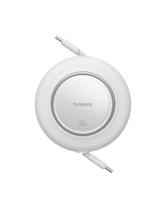 Ištraukiamas USB-C laidas 100W 2m – baltas