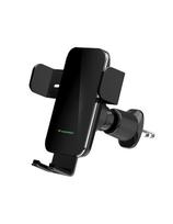 Automobilinis laikiklis su indukciniu telefono įkrovikliu, skirtas grotelėms, 15 W - juodas