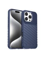 Šarvuotas silikoninis dėklas, skirtas „iPhone 16e Thunder Case“ – mėlynas