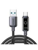 Pintinis kabelis USB-A - USB-C 66W 1.2m - juodas