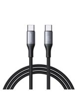 S-A28 pintas USB-C laidas 60W 2m - juodas