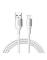 S-A28 pintas laidas USB-A - Lightning 3A 1 m - baltas