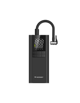 Kompresorius, elektrinis siurblys, išorinė baterija, žibintuvėlis, 150 PSI, 8000mAh - juodas