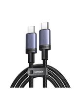 USB-C PD laidas greitam įkrovimui 100 W 0,5 m - juodas