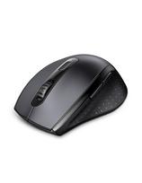 Belaidė ergonomiška optinė pelė, 5 mygtukai, 1600 DPI - juoda
