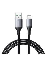 USB-A laidas – iPhone Lightning Flash serijos 3A 1 m – juodas