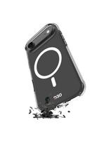 „iPhone 17 Air“ TPU kompiuterio smūgiams atsparus skaidrus „D3O MagSafe“ dėklas – permatomas