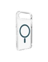 „iPhone 17 Air TPU PC Lite MagSafe“ galinis dėklas – permatomas turkio spalvos žiedas