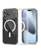 „iPhone 17 Pro FlexAir Hybrid MagSafe“ dėklas – skaidrus