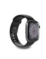 Silikoninis dirželis Apple Watch 42 44 45 49 mm Icon juodas - 2 vnt.