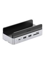 10 viename „Mac mini“ M.2 USB-C USB-A HDMI RJ45 SD/ TF prijungimo stotelė – sidabrinė