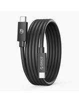 USB-C laidas USB4 Thunderbolt5 80Gbps 240W 2m - juodas