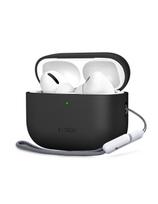 Apsauginis silikoninis dėklas „AirPods Pro 3“ ausinėms – juodas