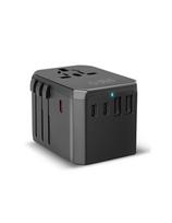 Kelioninis adapteris ES JK JAV AUS USB-C USB-A GaN 70W - juodas