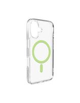 „iPhone 17 Lite“ „MagSafe“ dėklas – permatomas žalias žiedas