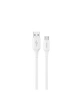 USB-A - micro USB 6A laidas 1,2 m - baltas