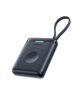 1640 mAh 5W „EnerFill FW11“ nešiojama baterija, skirta „Apple Watch“ su integruotu laidu - juoda