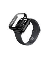 „Radix Glass“ grūdinto stiklo dėklas, skirtas „Apple Watch 46mm“ laikrodžiui – juodas