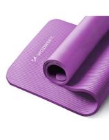Storas gimnastikos kilimėlis jogos pratimams, 183 x 61 x 1,5 cm - violetinis