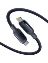 USB-C PicoGo greito įkrovimo laidas 240W 1m - juodas