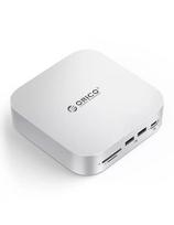 9 viename prijungimo stotelė USB-A USB-C RJ45 SD TF mini lizdas - sidabrinė