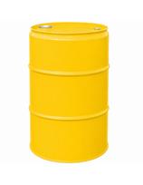 Plieninė metalinė statinė TH 60L, 2 ir 3/ 4 dangtelių - GELTONA