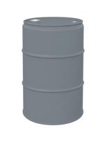Plieninė metalinė statinė TH 60L su 2 ir 3/ 4 dangteliais - PILKA