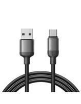 „Lively“ serijos 3A USB-A - USB-C laidas 1,2 m - juodas