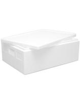 Termobox polistirolo termodėžė su dangčiu, PZH sertifikatas, 685x485x265mm, 53L