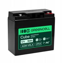 Green Cell AGM VRLA 12V 18Ah akumulator do kasy, zabawek, kamer (181x77x167mm) | AGM12V18AH-H | 5904326376588